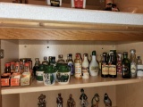 Mini Vintage Bottles Most Full Lot Entire Shelf