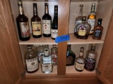 Opened Liquor Bottle Collection