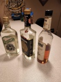 Misc Open Collectible Liquor Bottles