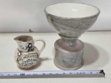 Jim Beam Decanter and Cup