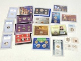 Assorted Proof Sets Steel Pennies Etc