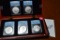 2006, 2007, 2008, 2011, 2012 5 Coin American Silver Eagle Satin Finish SP70 ANACS