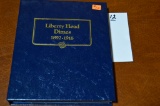 1892-1916s Liberty Head Dime Book (51 coins)