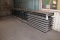 CUSTOM DESIGNED AND FABRICATED RAW MATERIAL HANDLING CLASSIFICATION RACK, PORTABLE, FABRICATED STEEL