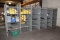 LOT 12 bays / sections STORAGE SHELVING, STEEL