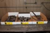 CUSTOM DESIGNED AND FABRICATED LOT 3 BOXES C-CLAMPS, WELDING