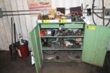 LOT TOOL CABINET WITH CONTENTS FOR LATHE