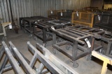 CUSTOM DESIGNED AND FABRICATED LOT 4 (approx.) MATERIAL HANDLING DOLLIES, STEEL