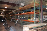 LOT 8 bays / sections PALLET RACK SHELVING