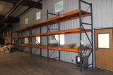 LOT 5 bays / sections PALLET RACK STORAGE SHELVING