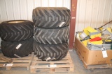 GOODYEAR LOT 3 TIRES, MOUNTED