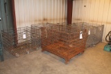 LOT 6 MATERIAL HANDLING WIRE BASKETS, STACKABLE