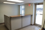 LOT OFFICE FURNITURE AND MODULAR RECEPTION UNIT