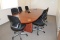 LOT 8 ITEMS CONFERENCE TABLE AND CHAIRS