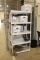 LOT 2 SHELVING UNITS, PLASTIC