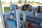 GOULDS CENTRIFUGAL PUMP AND PIPING VALVE MANIFOLD