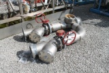 LOT FABRICATED STAINLESS STEEL PIPING VALVES AND ACTUATORS