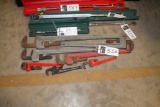 LOT 7 PIPE WRENCHES