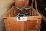 LOT 7 Crates, Wood POWELL GATE AND CHECK VALVES
