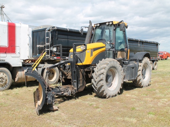 JCB LANDPOWER LTD- FASTRAC 2008 MODEL HMV 2170- ARTICULATED 4WD TRACTOR WITH FRONT PLOW ATTACHMENT