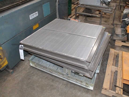 ALUMINUM WALL VENTS WITH SCREENS, 46" x 46"