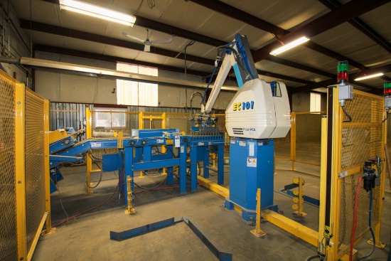 LOT-CHANTLAND, PALLETIZING LINE/FUJI PALLETIZING ROBOT