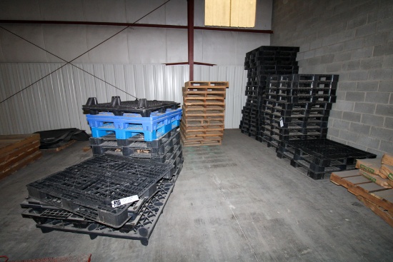 LOT-SANKO AND OTHERS, PLASTIC/WOOD PALLETS AND DIVIDERS