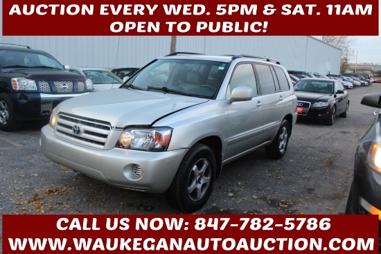 AAW-087229, 2004, Toyota, Highlander