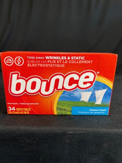 27X BOUNCE DRYER SHEETS  34 SHEETS