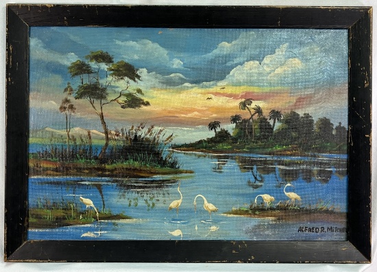 Alfred R Mitchell Landscape  Attributed