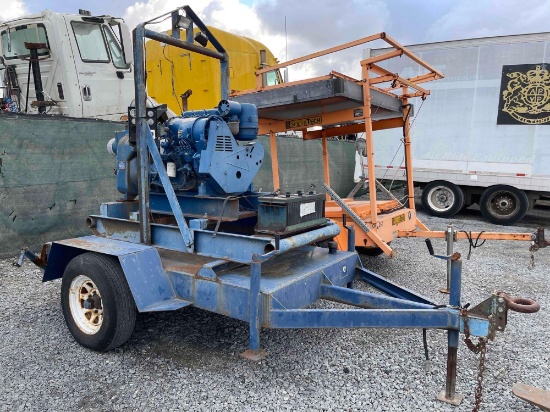 1996 RAMCO TRAILER WITH GORMAN RUPP WATER PUMP