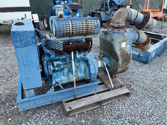 GORMAN RUPP...WATER PUMP AND DIESEL TANK