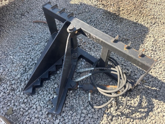 Skid Steer Attachment Tree Puller