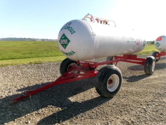 Anhydrous Tank on Running Gear