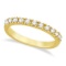 Diamond Stackable Ring Anniversary Band 14k Yellow Gold 0.50ctw