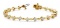 14K YELLOW GOLD 1 CTW G-H I1/I2 CLASSIC DIAMOND LINK BRACELET