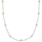 Fancy Yellow Canary Station Necklace 14k White Gold (1.00ct)