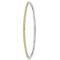 Fancy Yellow Diamond Eternity Bangle Bracelet 14k White Gold 2.60ctw