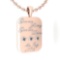 Certified 0.05 Ctw Diamond special Neckalce Give Me Liberty Or Give Me Death 4 July 1776 American In