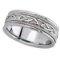 Hand Made Celtic Wedding Ring Band in platinum 6mm