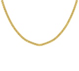 2.28 Ctw i2/i3 Treated Fancy Yellow Diamond 14K White Gold Slide Necklace