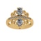 1.63 Ctw VS/SI1 Diamond 14K Yellow Gold Engagement Ring