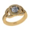 1.31 Ctw SI2/I1 Gia Certified Center Diamond 14K Yellow Gold Engagement Ring