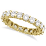 Diamond Eternity Ring Wedding Band 18k Yellow Gold 3.00ctw