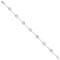 Station Bezel-Set Bracelet 14K White Gold 1.50ctw