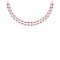 10.50 Ctw Ruby 14K Rose Gold Double layer Necklace