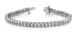 14KT WHITE GOLD 3 CTW G-H SI2/SI3 CLASSIC TENNIS BRACELET