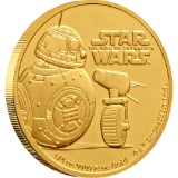 Star Wars: The Rise Of Skywalker - BB8 & D-O 1/4oz Gold Coin