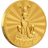 Mickey Mouse & Friends Retro Carnival - Pluto 1/4oz Gold Coin