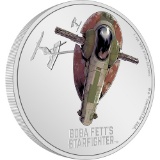 Boba Fett?s Starfighter(TM) 1oz Silver Coin